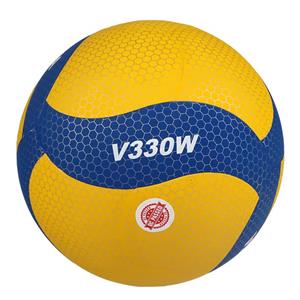 توپ والیبال مدل چرمی لانه زنبوری V330W سایز 5