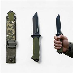 چاقوی تاکتیکال تیغه ثابت غلاف‌دار گربر GERBER مدل 9722a