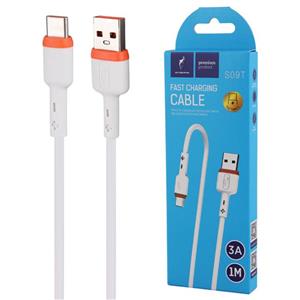 کابل تایپ سی فست شارژ 3 آمپر اسکای دلفین S09T طول 1 متر