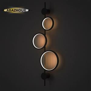 چراغ دیواری مدرن LED مدل دایره ای با بدنه آلومینیوم کد DM117