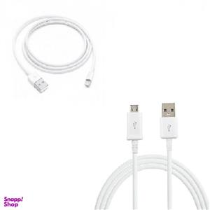 کابل شارژ اپل (Apple) مناسب گوشی موبایل iPhoneX به همراه کابل تبدیل USB به microUSB مدل GH39-01578A مجموعه 2 عددی