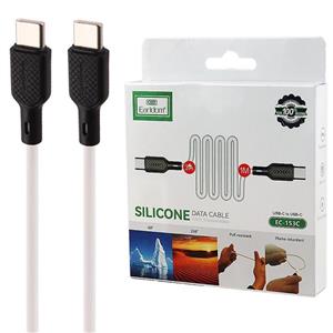 کابل دو سر تایپ سی فست شارژ 3 آمپر ارلدام EC-153C طول 1 متر