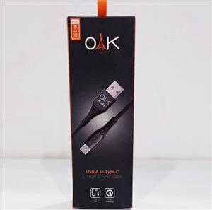خریدقیمت کابل شارژ تایپ سی (USB-C) OAK مدل K-181