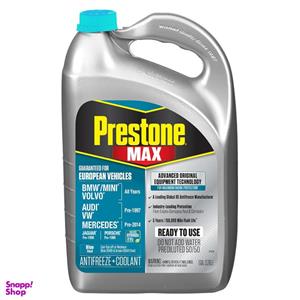 ضدیخ و کولانت خودرو پریستون آبی مدل MAX حجم 3.78 لیتر