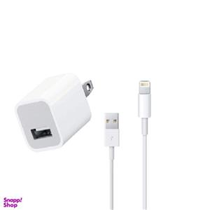 شارژر و کابل USB به لایتنینگ مدل MD814