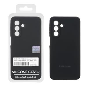 قاب گوشی سیلیکونی پاک کنی اورجینال مدل Samsung A17 - مشکی