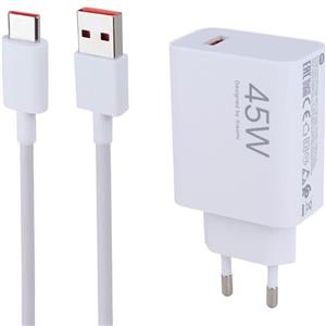 شارژر و کابل شارژ شیائومی Xiaomi Poco X7 توان 45 وات