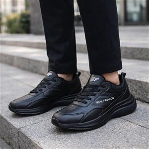 کتانی اسپرت سایزبزرگپا مردانه کپسول دارمدل(newfashion)|سایز45-47|رانینگ|طبی|ضدآب|مشکی تمام