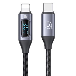 کابل تبدیل لایتنینگ به USB-C یوسمز مدل US-SJ687 طول 1.2 متر