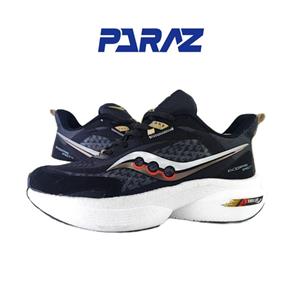 کفش اسپرت مردانه برند ساکونیSaucony مدل اورلایف زیره کربن سفید مشکی
