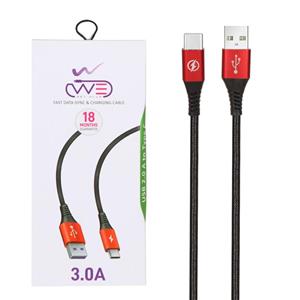 کابل شارژ USB به Type C نت پلاس( NET PLUS ) مدل ETW003