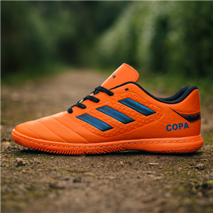 کفش ورزشی سالنی مردانه زیره لاستیک مدل آدیداس(ADIDAS)| نارنجی| سایز 40-45| دوردوخت|بندی