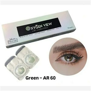 لنز  چشم 6 ماهه کره ای اکسیژن ویو AR60 سبز 
