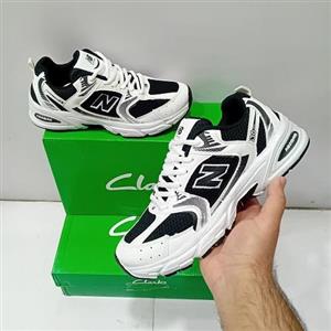کتونی نیوبالانس 530 مردانه رنگ مشکی سفید-new balance