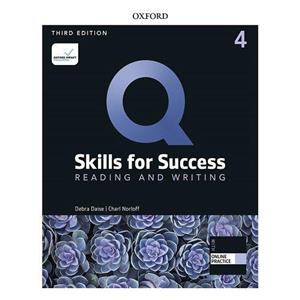 کتاب زبان کیو اسکیلز فور ساکسس Q Skills for Success 4 Reading and Writing third Edition