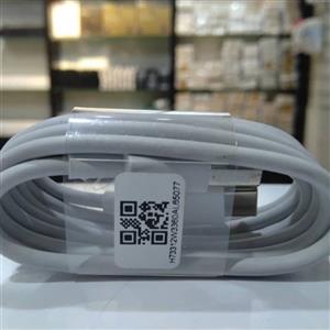 کابل شارژر تایپ سی شیائومی سرکارتنی 3A پورت سفید تبدیل USB به Type-c اورجینال مناسب شارژر های 10w/18w/22.5w