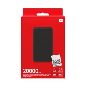 پاوربانک Xiaomi 18W 20000mAh مدل Redmi PB200LZM Global - مشکی