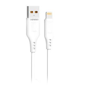 کابل شارژ و انتقال داده دنمن Lightning USB‑A مدل D78L شدت جریان 3 آمپر – طول 1 متر