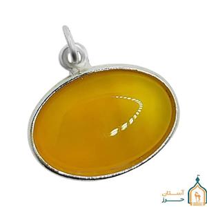 گردنبند شرف شمس زنانه و مردانه استیل مدل دور ساده افقی