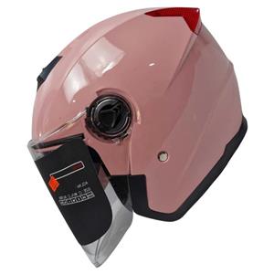 کلاه کاسکت بدون فک دخترانه shiny pink – EK