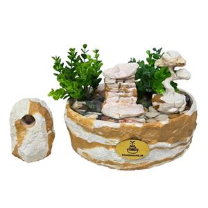 آب نما رودخونه مدل صخره مجموعه دو عددی