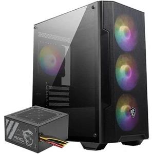 کیس گیمینگ ام اس آی مدل MAG Forge M100A با منبع تغذیه ۵۰۰ وات