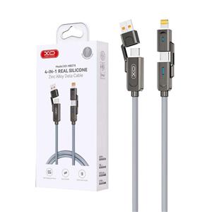 کابل شارژ PD و فست چندکاره XO مدل XO-NB275 60W - خاکستری