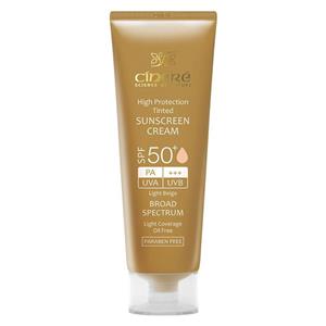 کرم ضد آفتاب رنگی SPF50 سینره