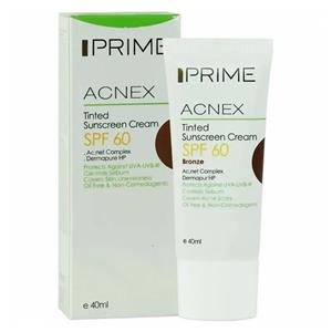 کرم ضد آفتاب رنگی SPF60 پرایم پوست چرب و مختلط