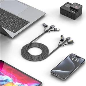 کابل شارژ گرین لاین مدل GREEN LION 6IN1 CABLE GN6N1CBLE