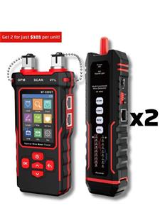 تستر شبکه و فیبر نوری (  VFL / OPM ) 10  کاره نویافا NF-859GT – Noyafa 10-in-1 Ethernet & Fiber Cable Tester – باگارانتی 12 ماهه