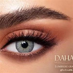  لنز فصلی لومیر گری(Lumiere Grey)طوسی سبزدورخط دار - از برند دهب