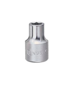 بکس کوتاه سایز 18 درایو 3/8 سفید 6پر جنیوس GENIUS مدل 323218