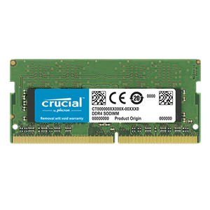 رم لپ تاپ DDR4 تک کاناله 3200 مگاهرتز Crucial ظرفیت 32 گیگابایت CL22 مدل CT32 گارانتی اصلی