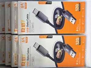 کابل دیتا 120W تایپ C مدل PQ-C05C
