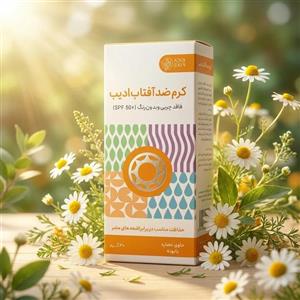 خرید کرم ضد آفتاب ادیب فاقد چربی، بدون رنگ و گیاهی