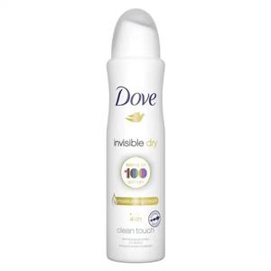 اسپری دئودورانت داو Dove زنانه مدل Invisible dry