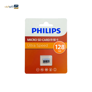 کارت حافظه microSDXC فیلیپس مدل A1-V30 کلاس 10 استاندارد UHS-I U3 سرعت 80MBps ظرفیت 128 گیگابایت