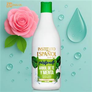 شامپو سر درخت چای و نعنا اسپانول ضد شوره و مخصوص موی چرب 750 میل (اصلی)