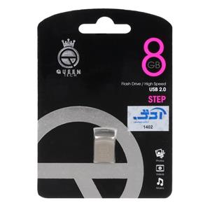 فلش Queen Step USB2.0 Flash Memory - 8GB (گارانتی مادام العمر شرکت آی تین)