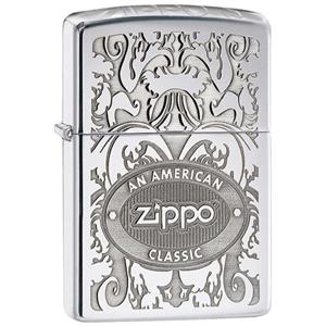 فندک بنزینی زیپو مدل Crown Stamp Classic