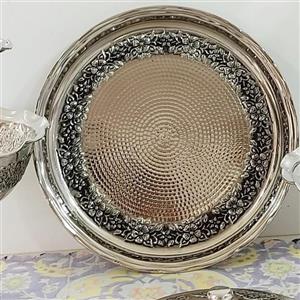 سینی مسی3تایی کروم گلبرگ نانو تمام مس زنجان بسیار ضخیم