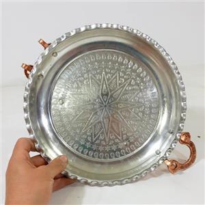 مجمع مسی لبه کنگره قطر 27 سانتی نانو شده دسته و پایه دار
