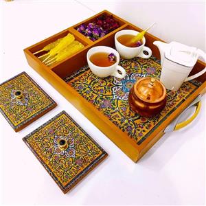سینی چوبی مدل چند کاره