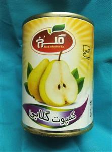 کمپوت گلابی گلرخ 350 گرمی