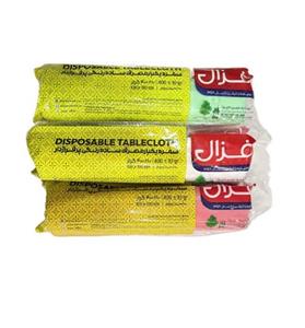 غزال سفره یکبار مصرف 400گرمی رنگی ساده