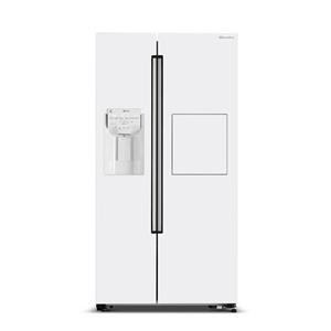 یخچال فریزر ساید بای ساید هیمالیا مدل galaxy-3f رنگ سفیدمتالیک