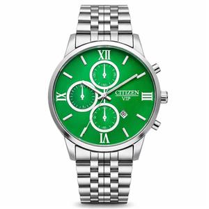 ساعت مچی مردانه سیتیزن CITIZEN VIP نقره ای سبز