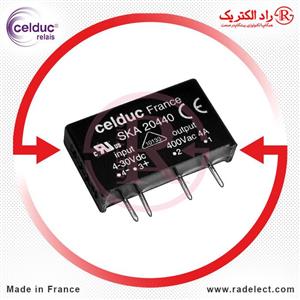رله SSR روبردی 4 آمپر تک فاز SKA20440 سلدوک Celduc