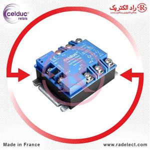 رله الکترونیکی SSR سه فاز 50 آمپر SGT865470E سلدوک Celduc
